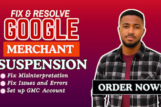 fix google merchant center suspension misrepresentation and shopping ads