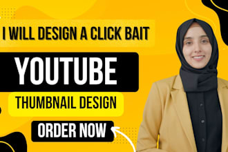 design clickbait youtube and facebook thumbnails that get high CTR
