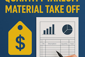 do cost estimation quantity takeoff material roof measurement from blueprints