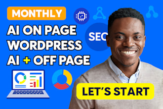 do monthly ai, on page, wordpress on page, ai, off page, on page seo