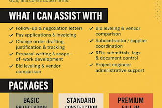 provide remote construction management services