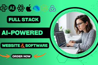 develop ai chatbot, ai web application, ai software ai website developer