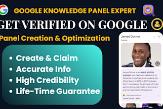 create your google knowledge panel with verified public details
