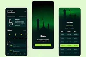 develop islamic apps websites, church website