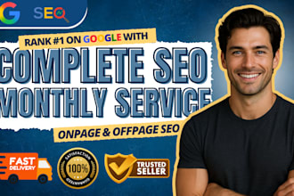 do monthly onpage SEO and technical optimization for wordpress, wix, squarespace
