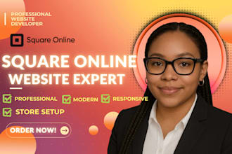 square website design square online store square website squarespace development