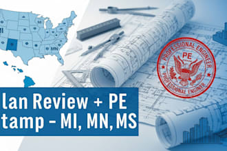 pe stamp structural detailing license architect michigan minnesota mississippi