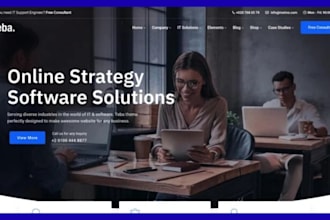 squarespace software company website app development website coding agency site