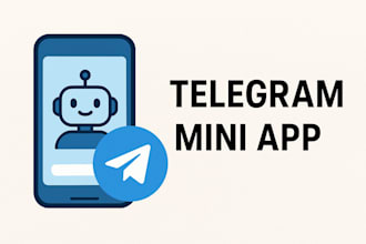 develop ton telegram mini apps and custom telegram web3 bots apps
