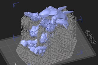 support your 3d models for resin 3d printing