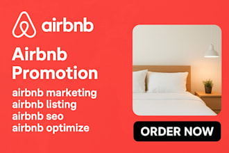 do powerful airbnb promotion airbnb marketing airbnb listing airbnb seo optimize