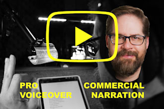 record a human broadcast narration voice over