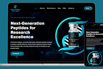 build peptide website fda compliant peptide website woocommerce peptide website