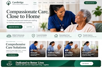 build squarespace healthcare staffing website squarespace homecare agency websit
