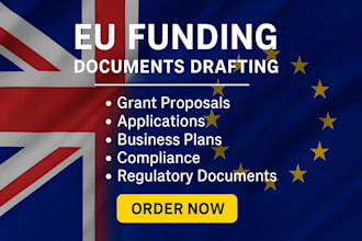 do eu funding documents drafting, grant writing, grant proposal