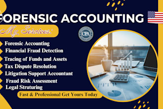 conduct certified forensic accounting and fraud analysis