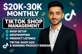 manage tiktok shop operations, sourcing, and automation