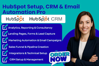 integrate hubspot CRM hubspot automation hubspot email design landing page