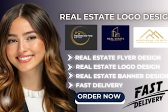 design a professional real estate logo that builds trust for real estate agents