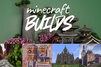 create highly detailed minecraft builds, spawns and lobbies