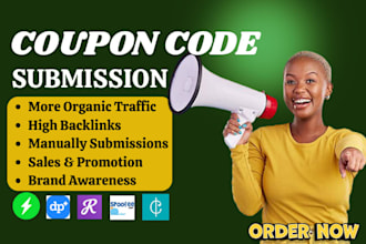 manually submit your coupon codes and deals to 250 coupon submission site