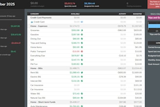 be your personal finance organizer and set up a budget tracker spreadsheet