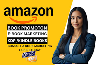 create a powerful amazon KDP book marketing ,promotion and launch strategy