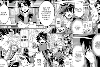 draw custom manga page manga panel manga comic as manga artist