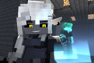 create stunning 3d minecraft animation for your videos