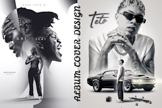 design stunning album cover art, music cover art, single cover art