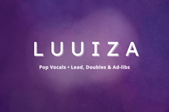 record soft female pop vocals for your track