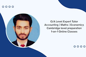 teach you o and a level accounting maths and economics