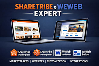 sharetribe sharetribe marketplace, sharetribe developer, weweb developer, weweb