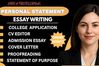 deeply edit an enhance personal statement or admission essay sop ucas amcas fast