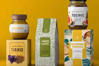 create professional product labels or packaging that boost