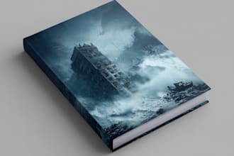design creative, book cover or ebook cover