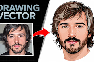 do a vector portrait for you
