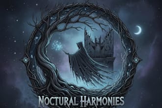 make a haunting symphonic logo