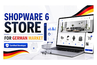 build a shopware 6 store for the german market