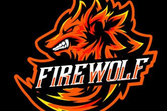 design awesome wolf logo