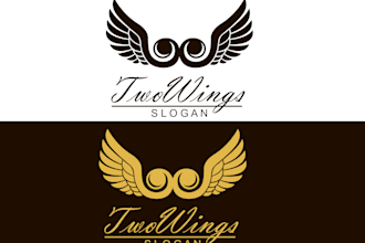 design gorgeous wings logo