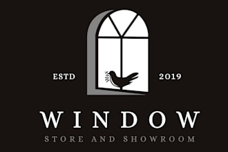 design modern window logo