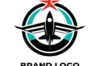 design a professional aerospace logo for your business