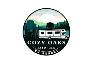 design cozy oaks rv resort logo