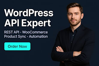 fix wordpress API issues, integrate rest API, ecommerce API, store automation