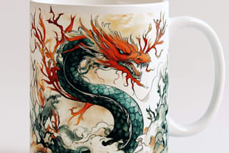 draw a mug or coffee mug design