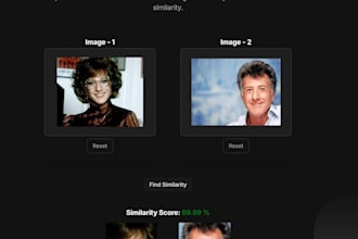 build  face similarity API for your web app or mobile app