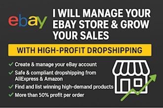 ebay dropshipping from amazon and aliexpress, ebay expert