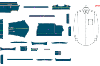 garment pattern making in dxf PDF clo3d a0 a4