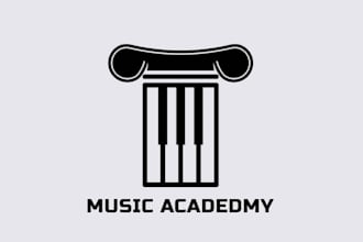 design custom logo music, band, rock or dj